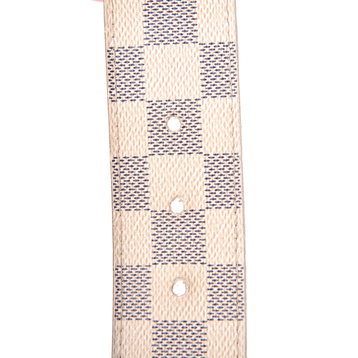 Louis Vuitton Damier Azur LV Initiales Belt 80 32 5 of 13