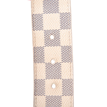 Louis Vuitton Damier Azur LV Initiales Belt 80 32 5 of 13