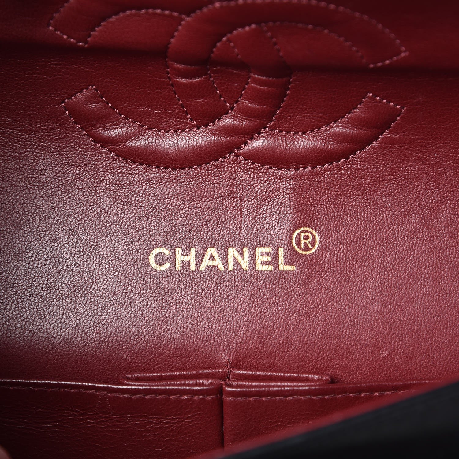 Chanel Lambskin Quilted Medium Double Flap Black 7 of 11