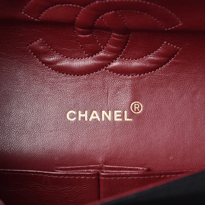 Chanel Lambskin Quilted Medium Double Flap Black 7 of 11