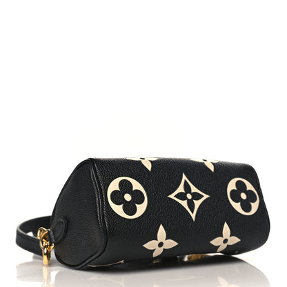 Louis Vuitton Empreinte Monogram Giant Nano Speedy Black Beige 4 of 8
