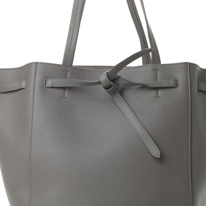 Celine Soft Grained Calfskin Small Belt Cabas Phantom Grey 9 of 11