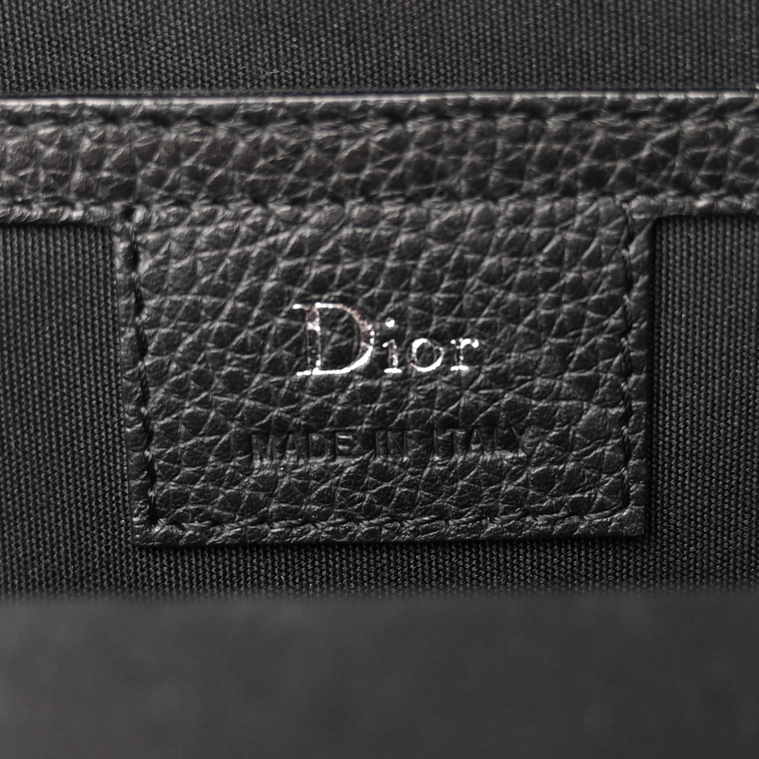 Christian Dior Grained Calfskin Mini Rider Backpack Black 6 of 10