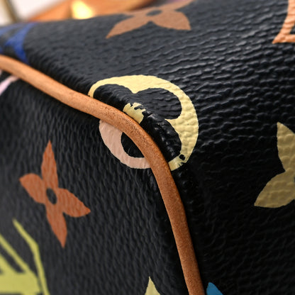 Louis Vuitton Monogram Multicolor Mini Sac HL Speedy Black 9 of 11