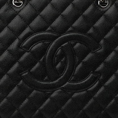 Chanel Caviar Quilted Grand Shopping Tote GST Black 8 of 11