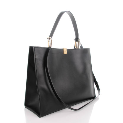 Balenciaga Calfskin Le Dix Soft Cabas M Shoulder Bag Black 3 of 7