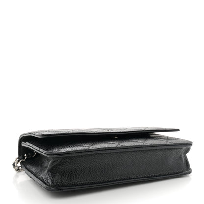 Chanel Caviar Quilted Wallet on Chain WOC Black 4 of 10