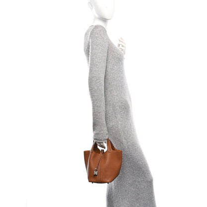 Hermes Taurillon Clemence Picotin Lock 18 PM Gold 3 of 10