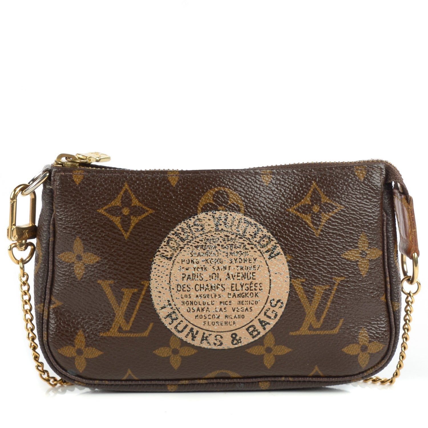 Louis Vuitton Monogram Complice Trunks and Bags Mini Pochette Accessories Beige 1 of 7