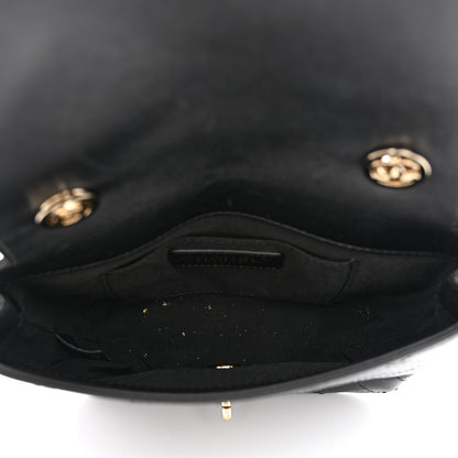 Chanel Calfskin Stitched Small Covered CC Flap Bag Black 5 of 12