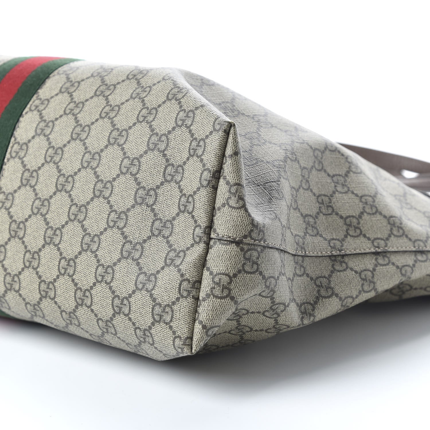 Gucci GG Supreme Monogram Medium Ophidia Shopping Tote Brown 7 of 10