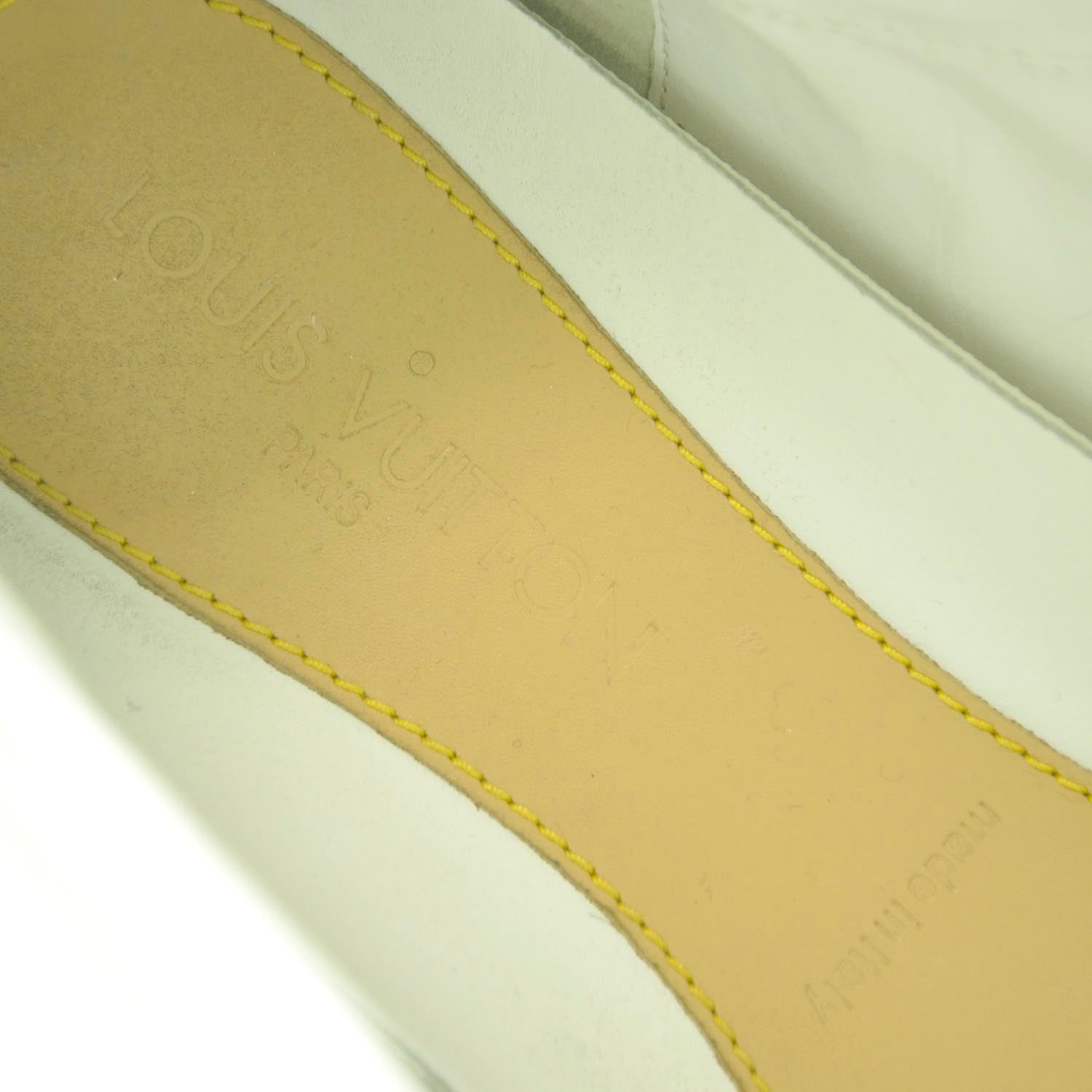 Louis Vuitton Leather Sneakers 9.5 White 6 of 8