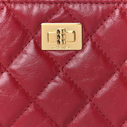 Chanel Aged Calfskin Quilted Small Reissue Cosmetic Case Red 8 of 10