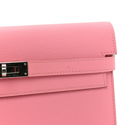 Hermes Epsom Kelly Longue Wallet Rose Confetti 11 of 15