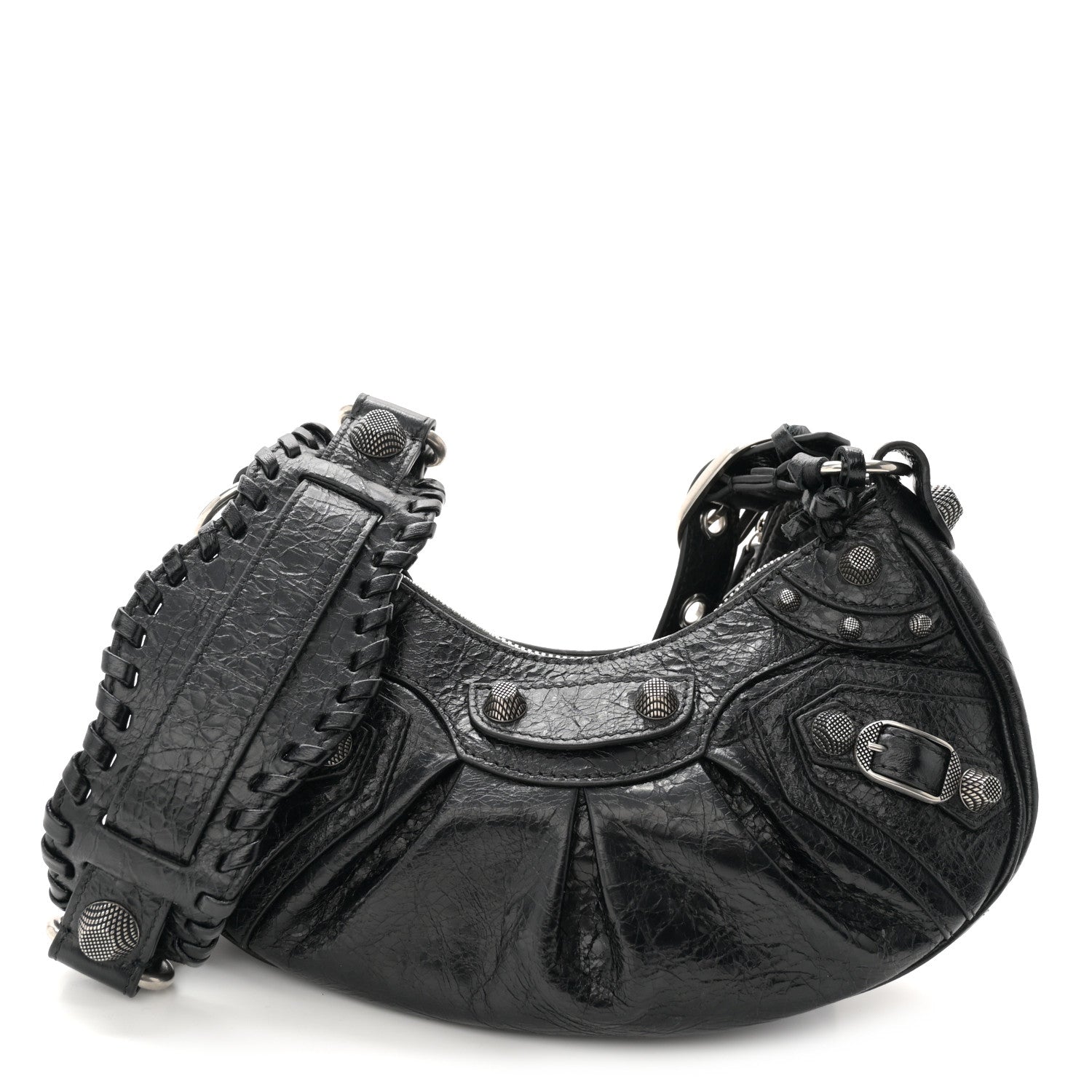 Balenciaga Agneau Arena Le Cagole Shoulder Bag XS Black 1 of 11