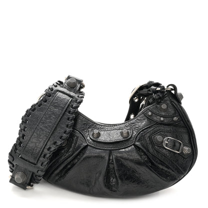 Balenciaga Agneau Arena Le Cagole Shoulder Bag XS Black 1 of 11