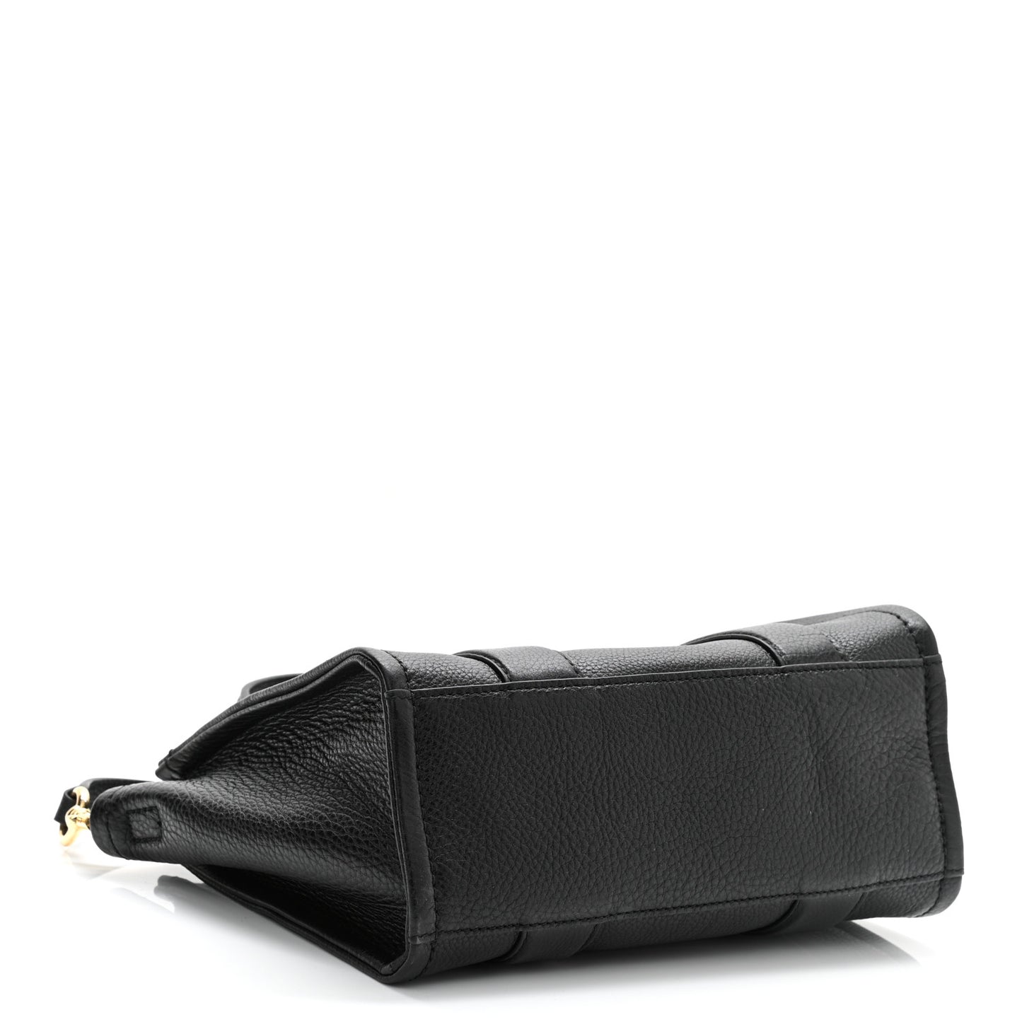 Grained Calfskin Small The Tote Bag Black