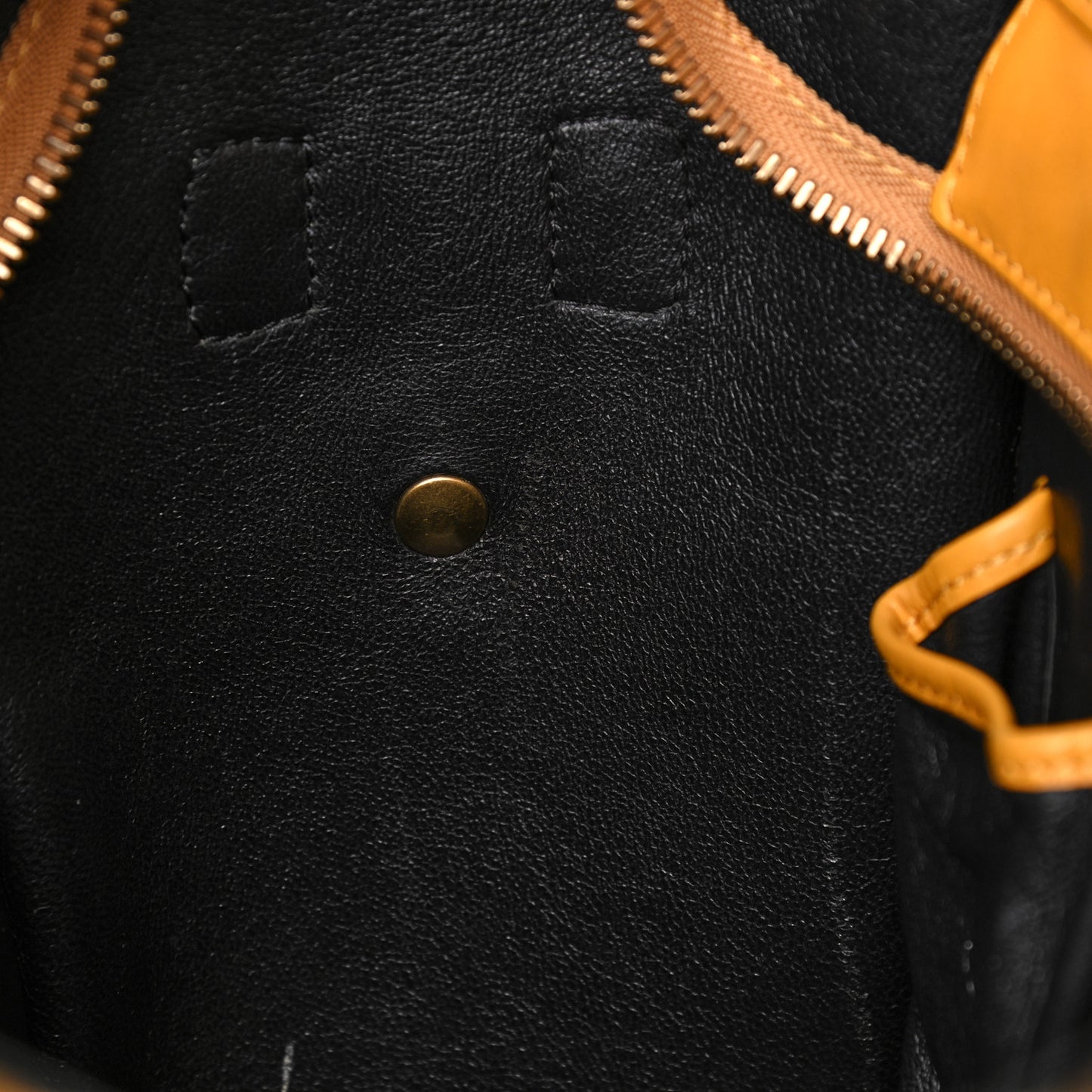 Smooth Calfskin Micro Luggage Amber