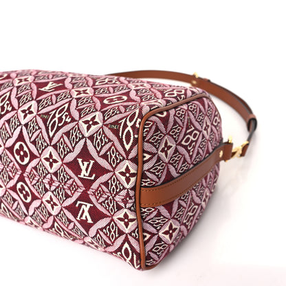 Louis Vuitton Jacquard Since 1854 Speedy Bandouliere 25 Bordeaux 8 of 8
