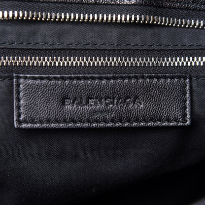 Balenciaga Chevre Silver Metallic Edge Hardware City Black 6 of 11