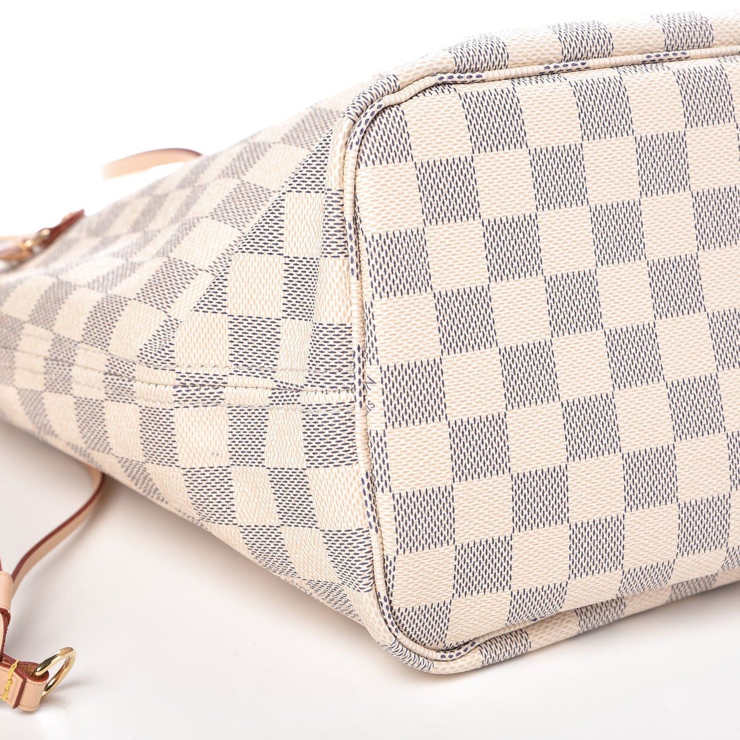 Damier Azur Neo Neverfull MM Rose Ballerine
