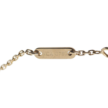 Van Cleef & Arpels 18K Yellow Gold Mother of Pearl Sweet Alhambra Bracelet 4 of 4