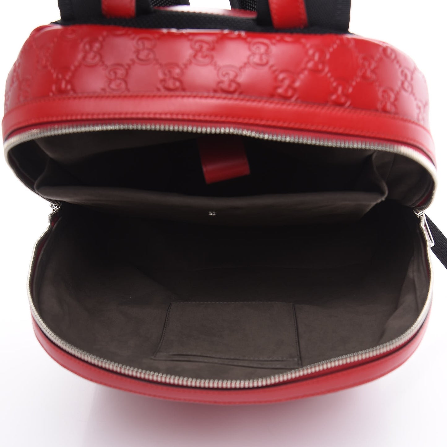 Guccissima Signature Day Backpack Hibiscus Red