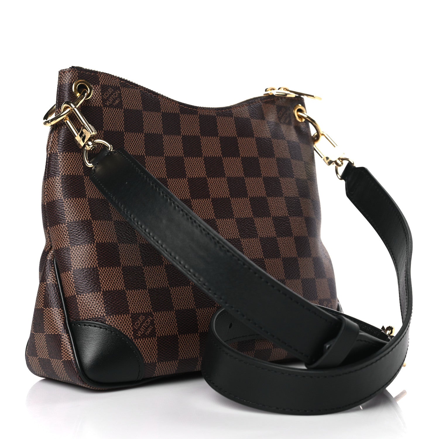 Louis Vuitton Damier Ebene Odeon PM Black 3 of 8
