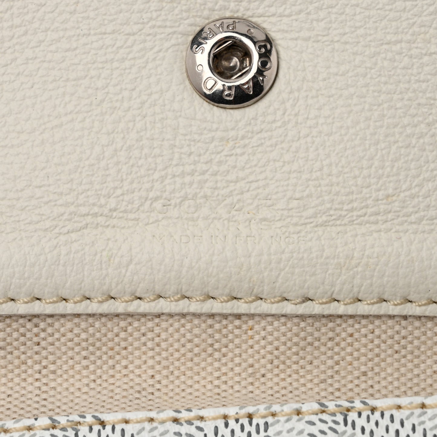 Goyardine Saint Louis PM White