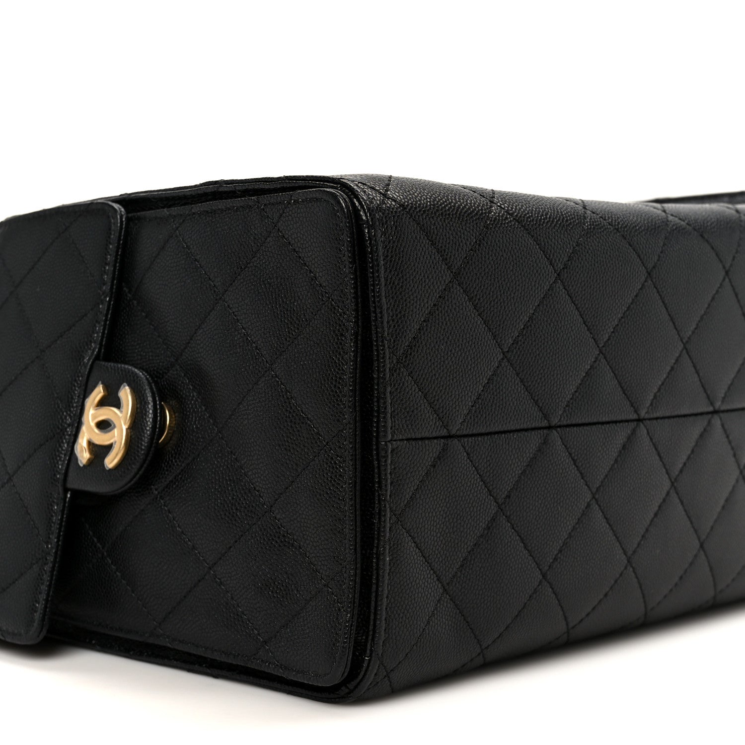 Chanel Caviar Quilted Medium Chanel 25 Handbag Black 10 of 12