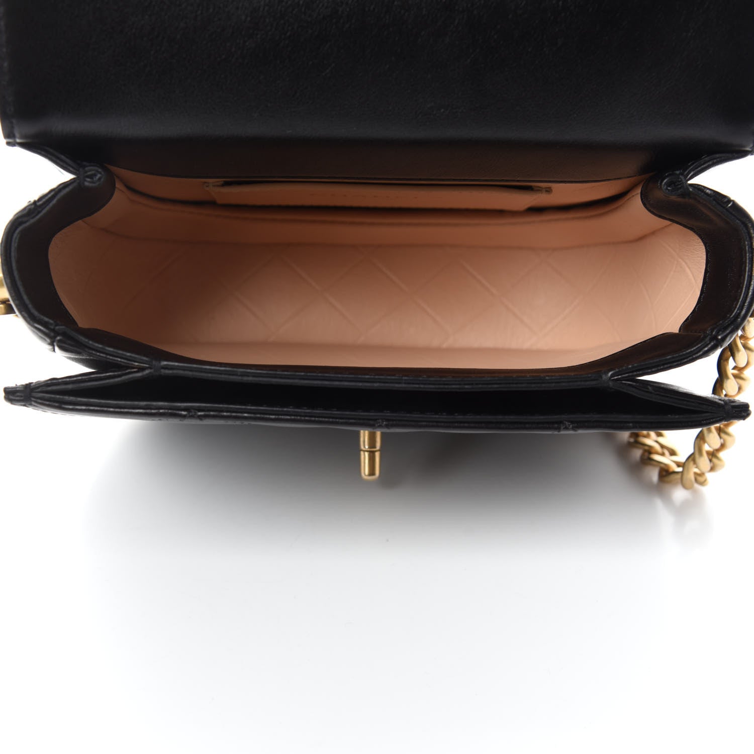 Chanel Calfskin Quilted Moon Messenger Black 5 of 11