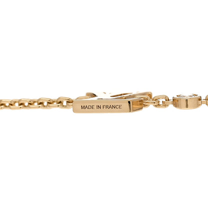 Louis Vuitton 18K Yellow Gold Diamond Idylle Blossom LV Bracelet 4 of 4