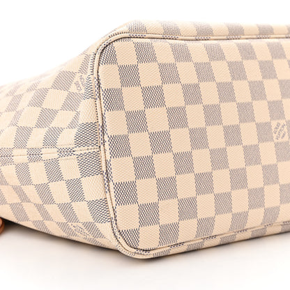 Louis Vuitton Damier Azur Neo Neverfull MM Rose Ballerine 10 of 16
