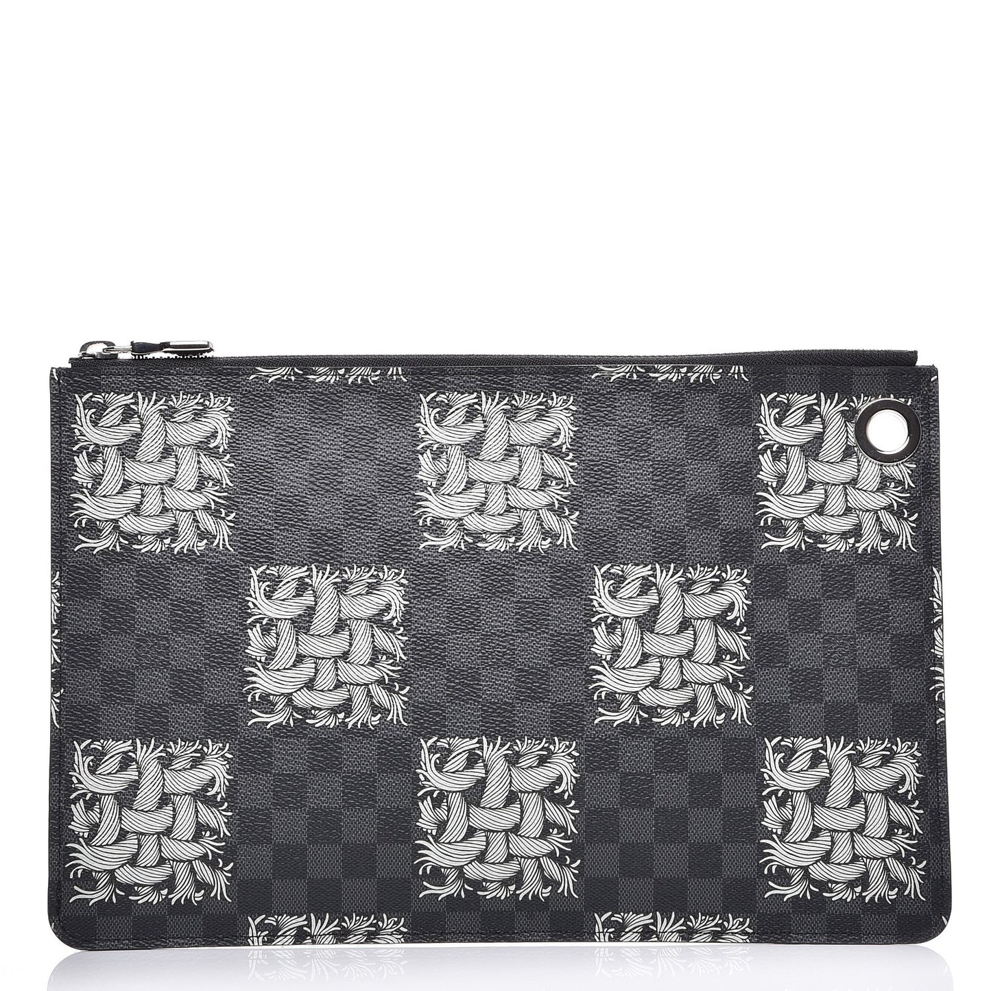 Damier Graphite Rope Pochette Jour PM White