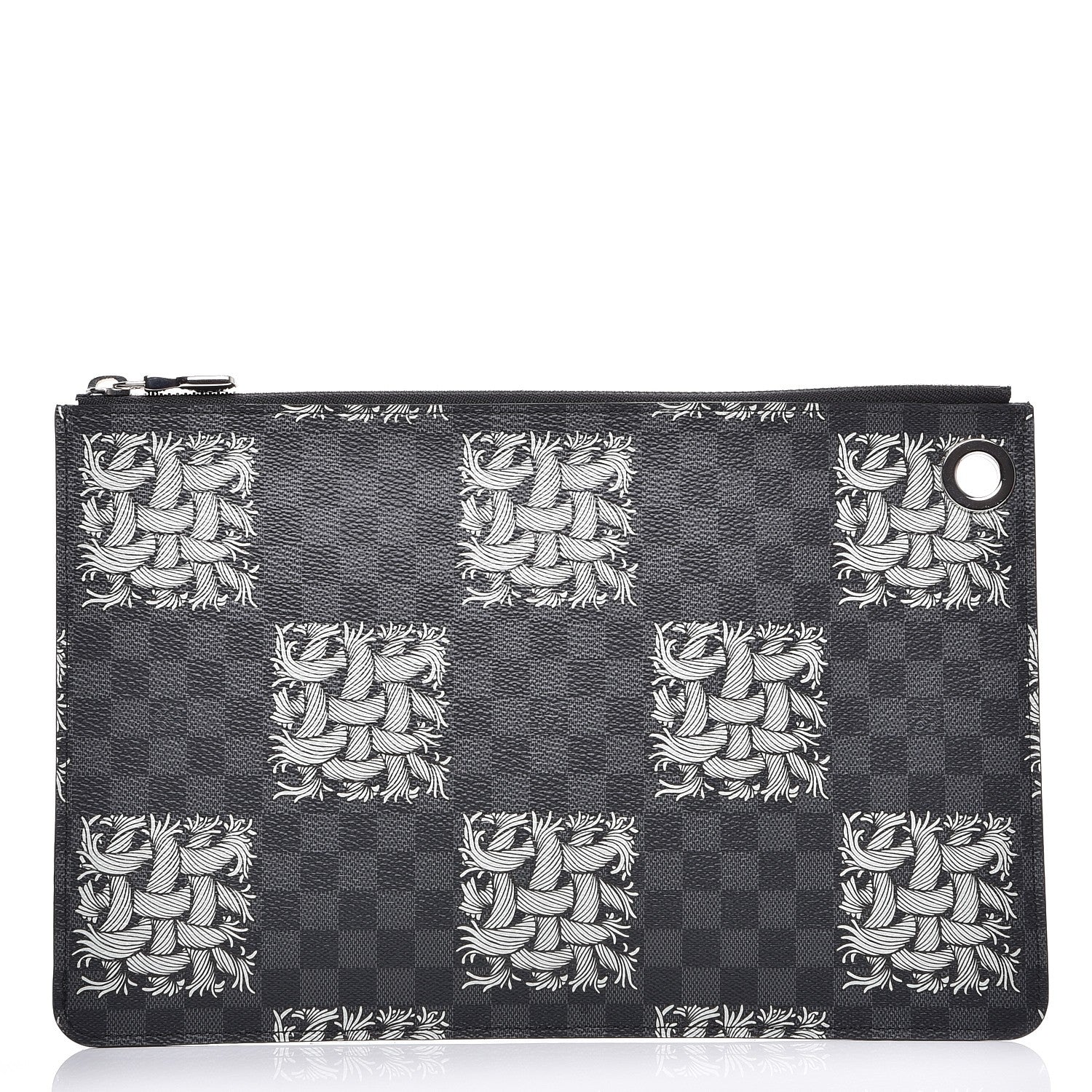Louis Vuitton Damier Graphite Rope Pochette Jour PM White 1 of 7
