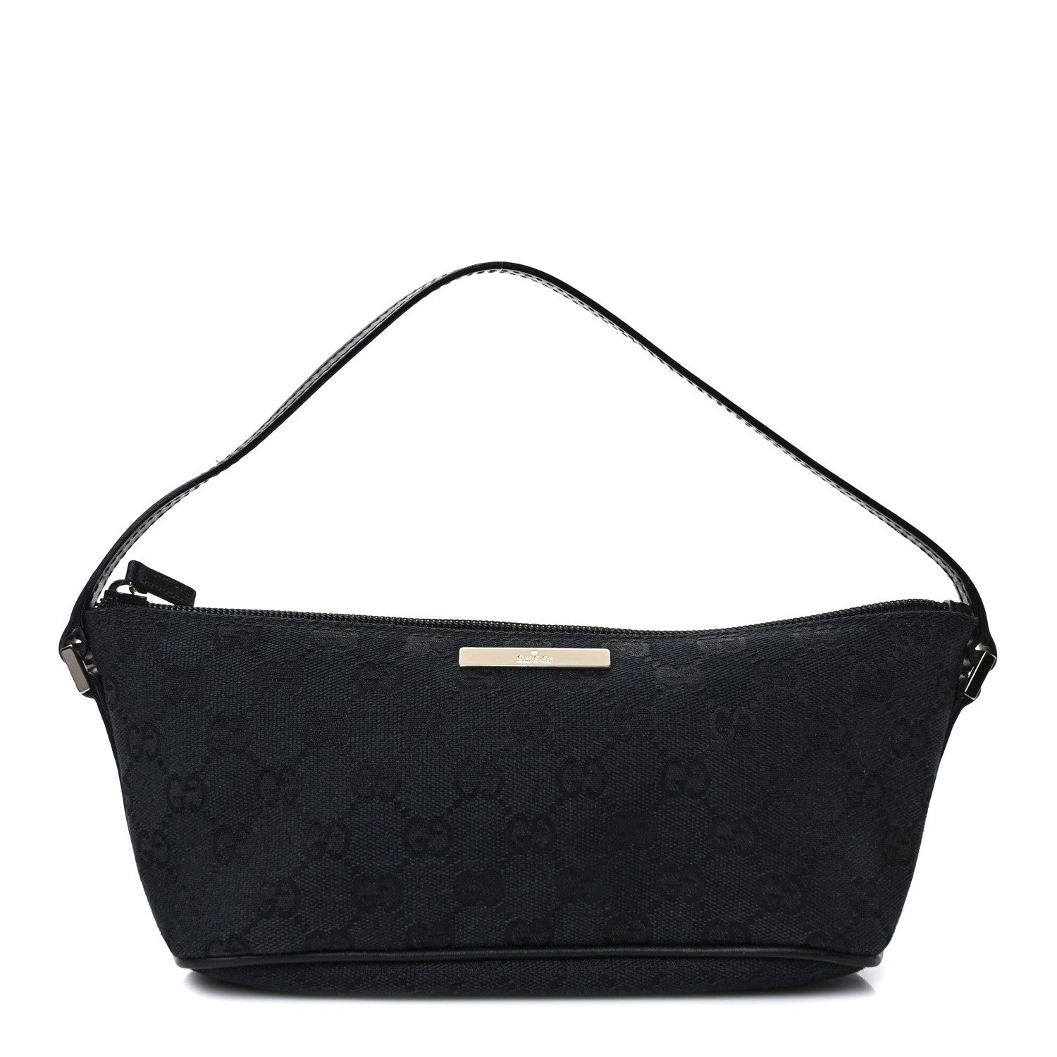 Gucci Monogram Boat Pochette Black 1 of 9