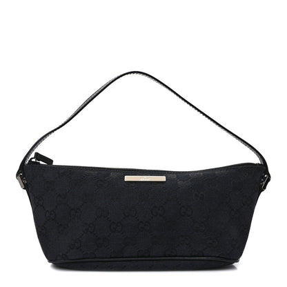 Gucci Monogram Boat Pochette Black 1 of 9