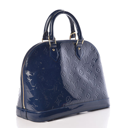 Louis Vuitton Vernis Alma PM Grand Blue 3 of 13