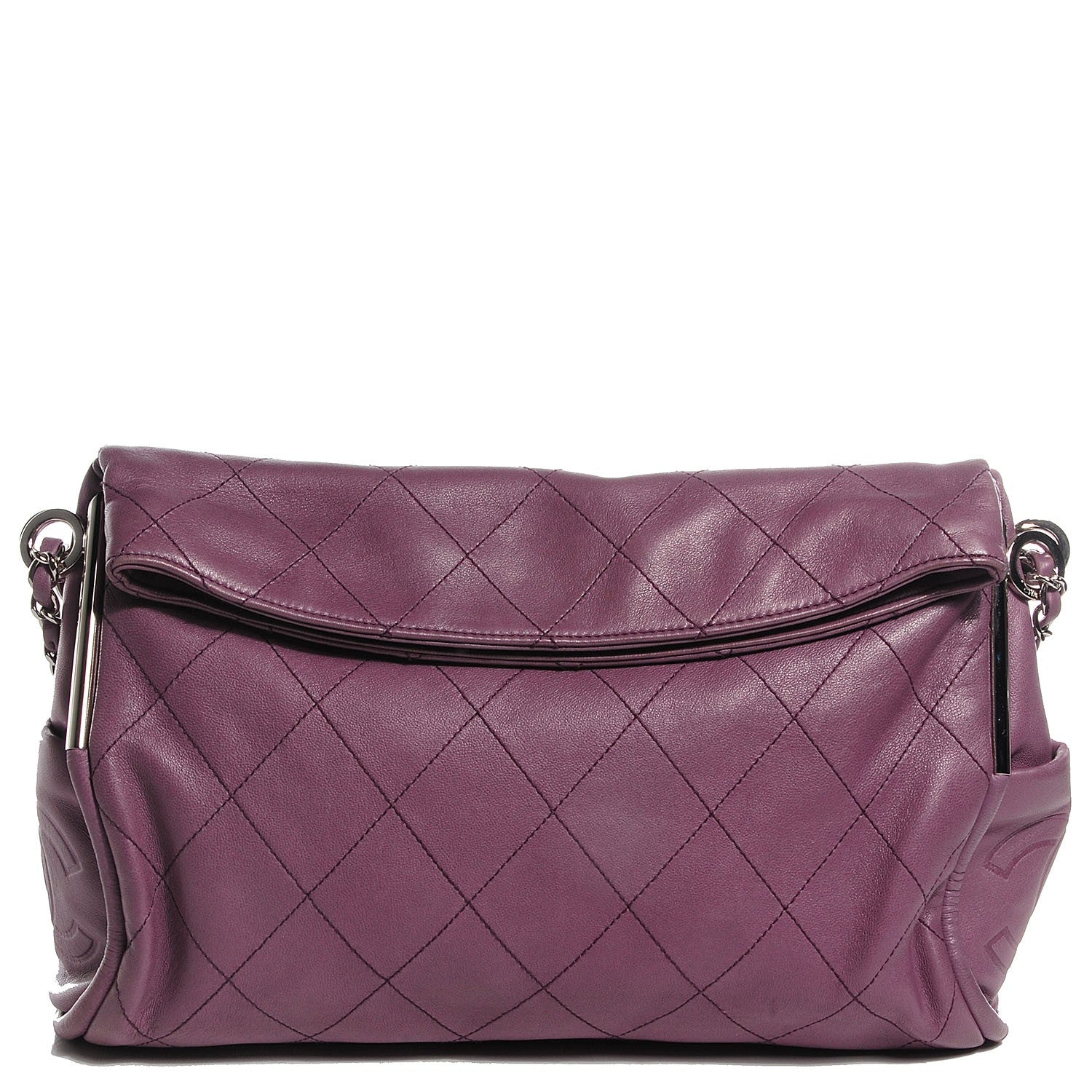 Chanel Lambskin Stitched Medium Ultimate Soft Shoulder Bag Light Purple 1 of 7