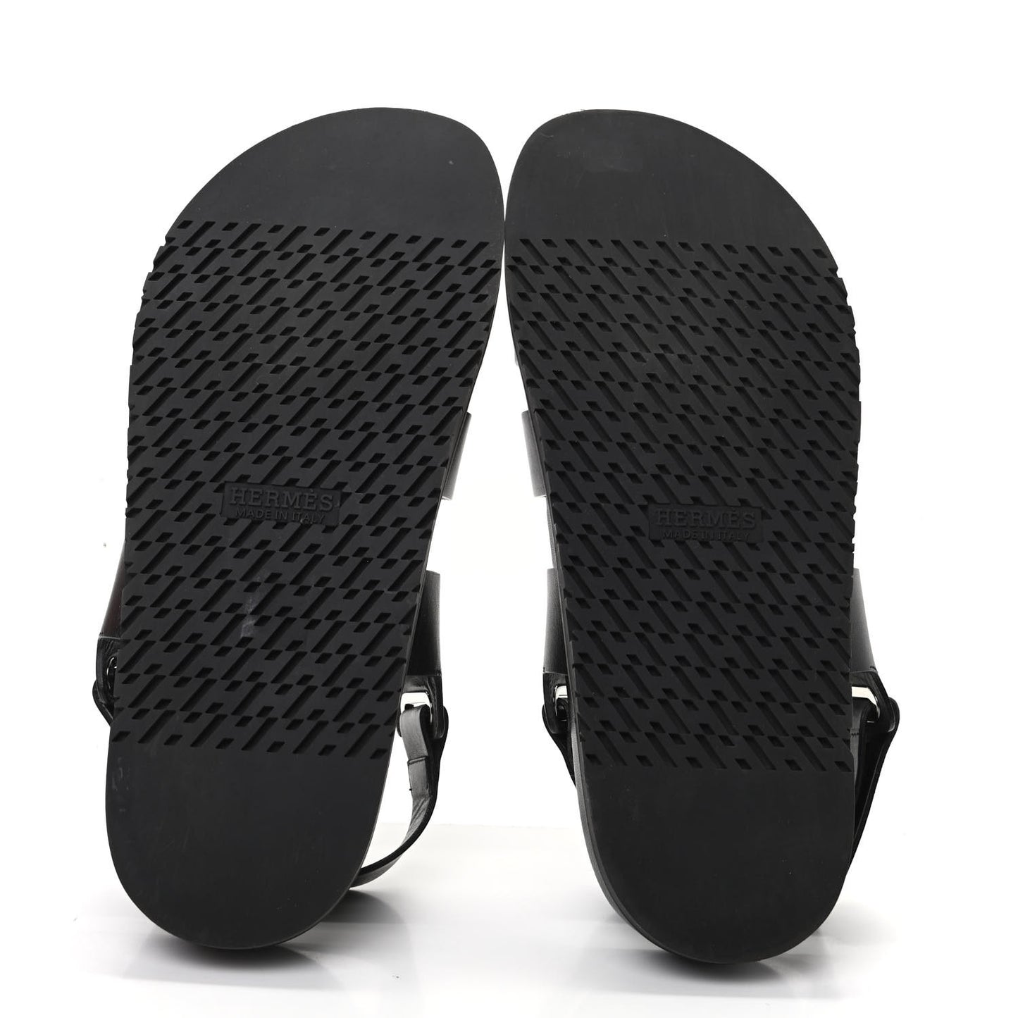 Calfskin Mens Takara Sandals 43 Black
