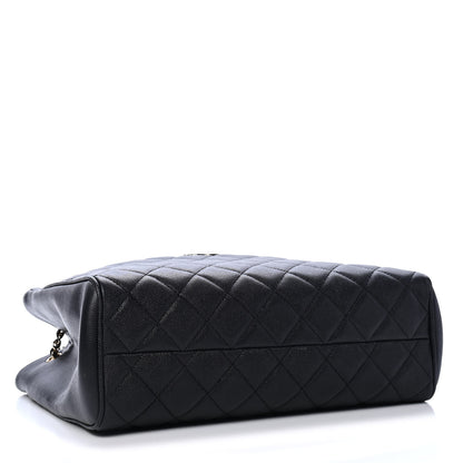 Chanel Caviar Quilted In Out Flap Shopping Tote Black 3 of 6