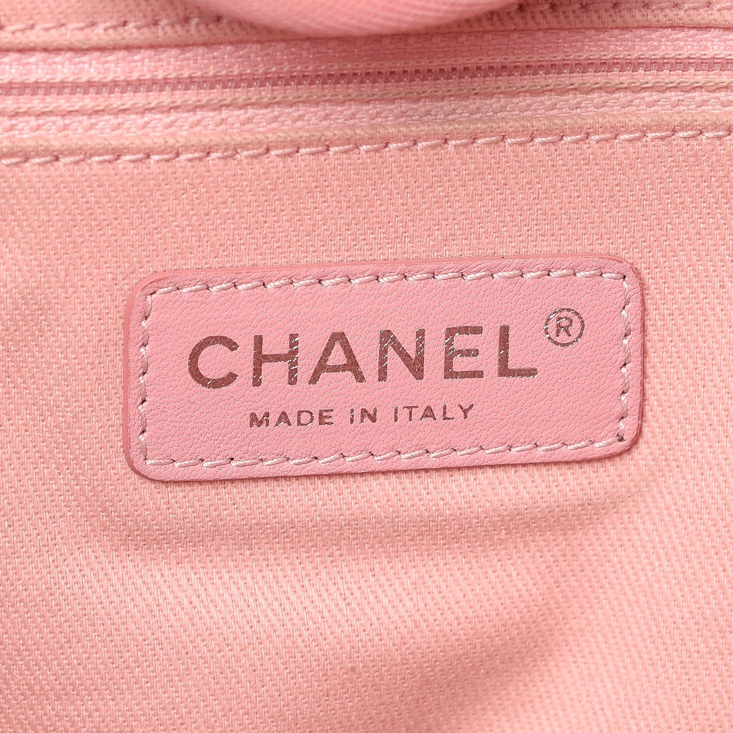 Chanel Woven Straw Raffia Large Deauville Tote Pink 6 of 14