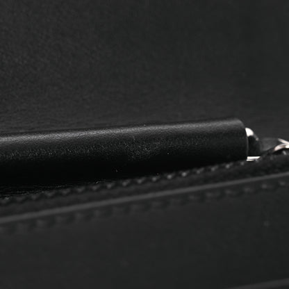 Chanel Lambskin Camellia Embossed Wallet On Chain WOC Black 14 of 16