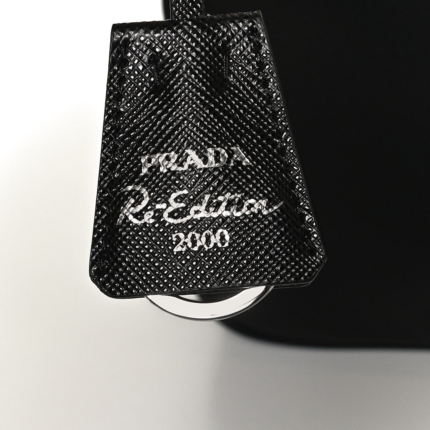 Prada Tessuto Nylon Mini Re-Edition 2000 Bag Black 7 of 12