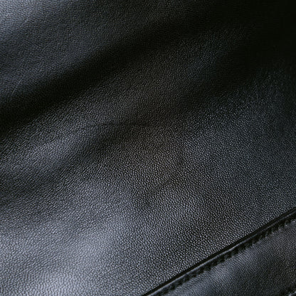 Prada Nappa Triangle Stitched Large Spectrum Bag Black 5 of 5