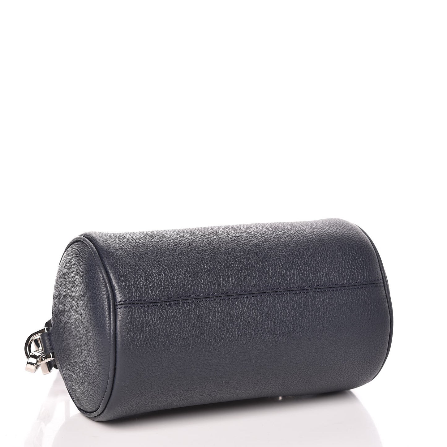 HOMME Grained Calfskin Mens Roller Pouch Navy Blue