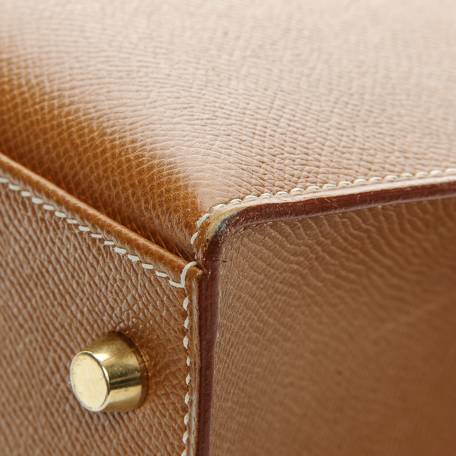 Hermes Courchevel Kelly Sellier 35 Gold 34 of 35