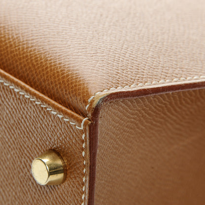 Hermes Courchevel Kelly Sellier 35 Gold 34 of 35