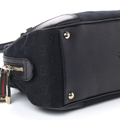 Gucci Monogram Small Princy Satchel Black 5 of 7
