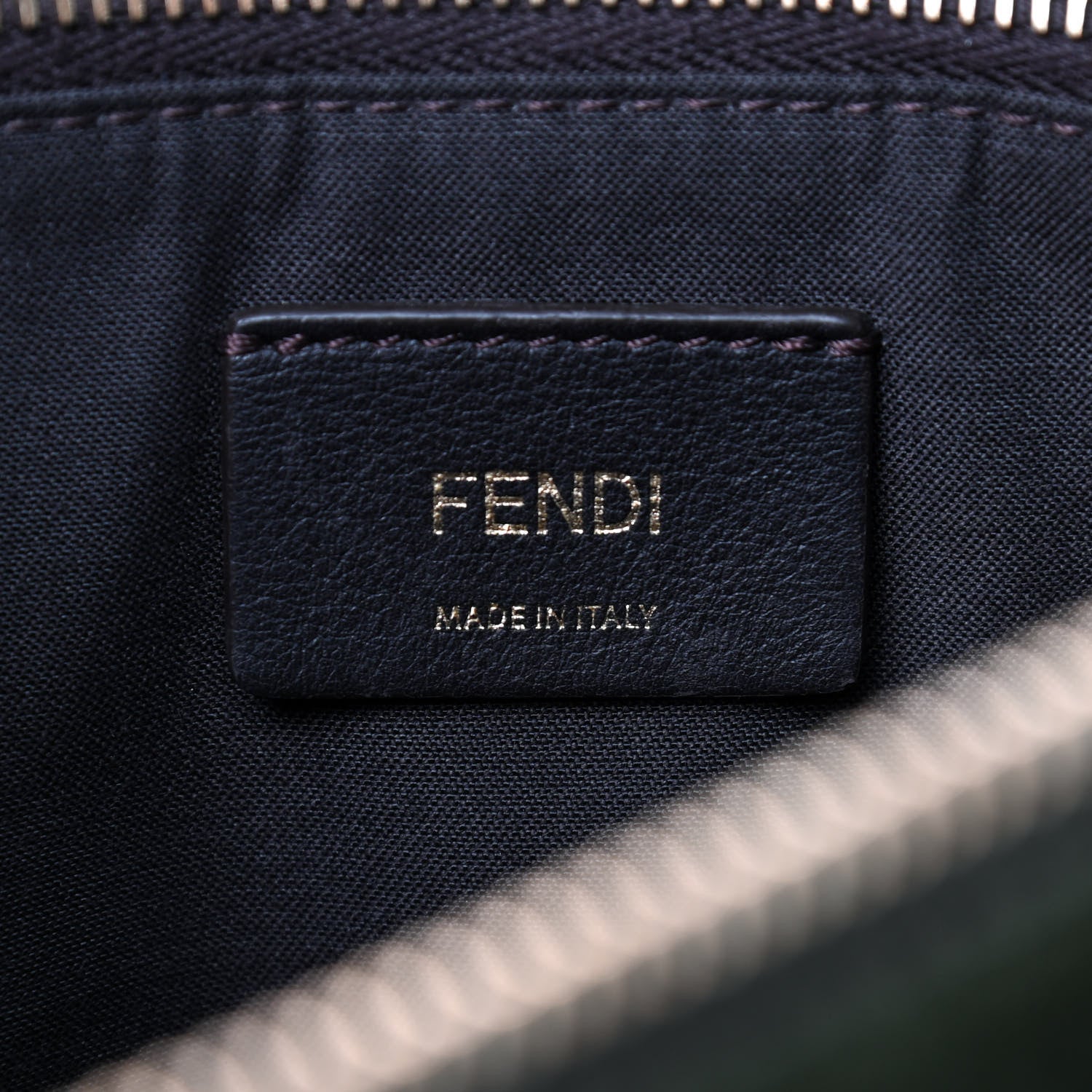 Fendi Suede Vitello Dolce Coin Pocket Medium By The Way Boston Bag Amazzonia Equatore 7 of 8